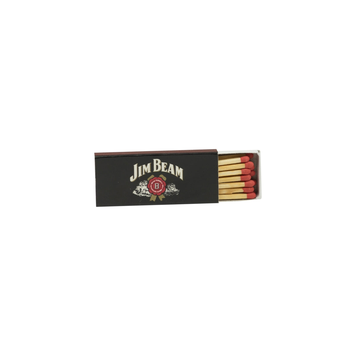 Allumettes Jim Beam Whiskey Noir Allume-feu Cheminée Briquet rétro – Vue 2