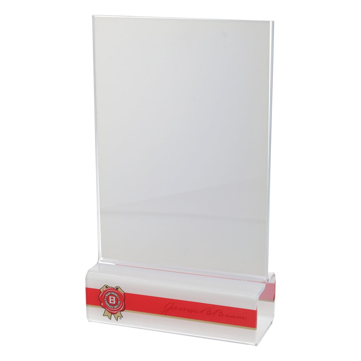 Jim Beam Whiskey Présentoir de table Porte-cartes blanc transparent – Vue 4