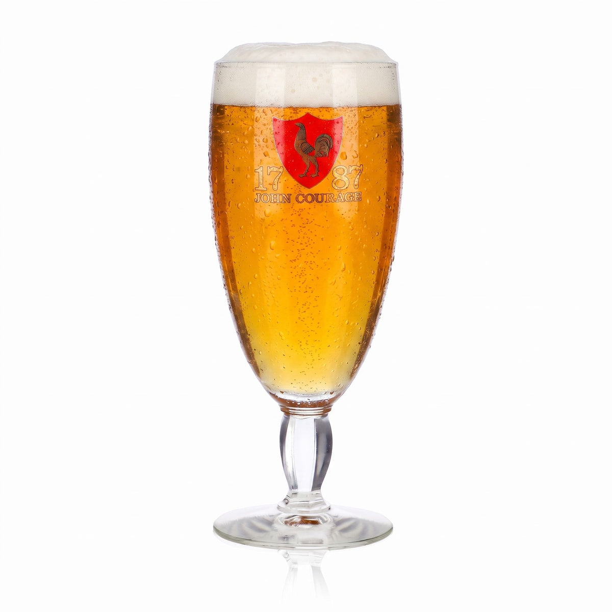 Verre à bière John Courage, 0,25 l, coupe « 1787 », Durobor