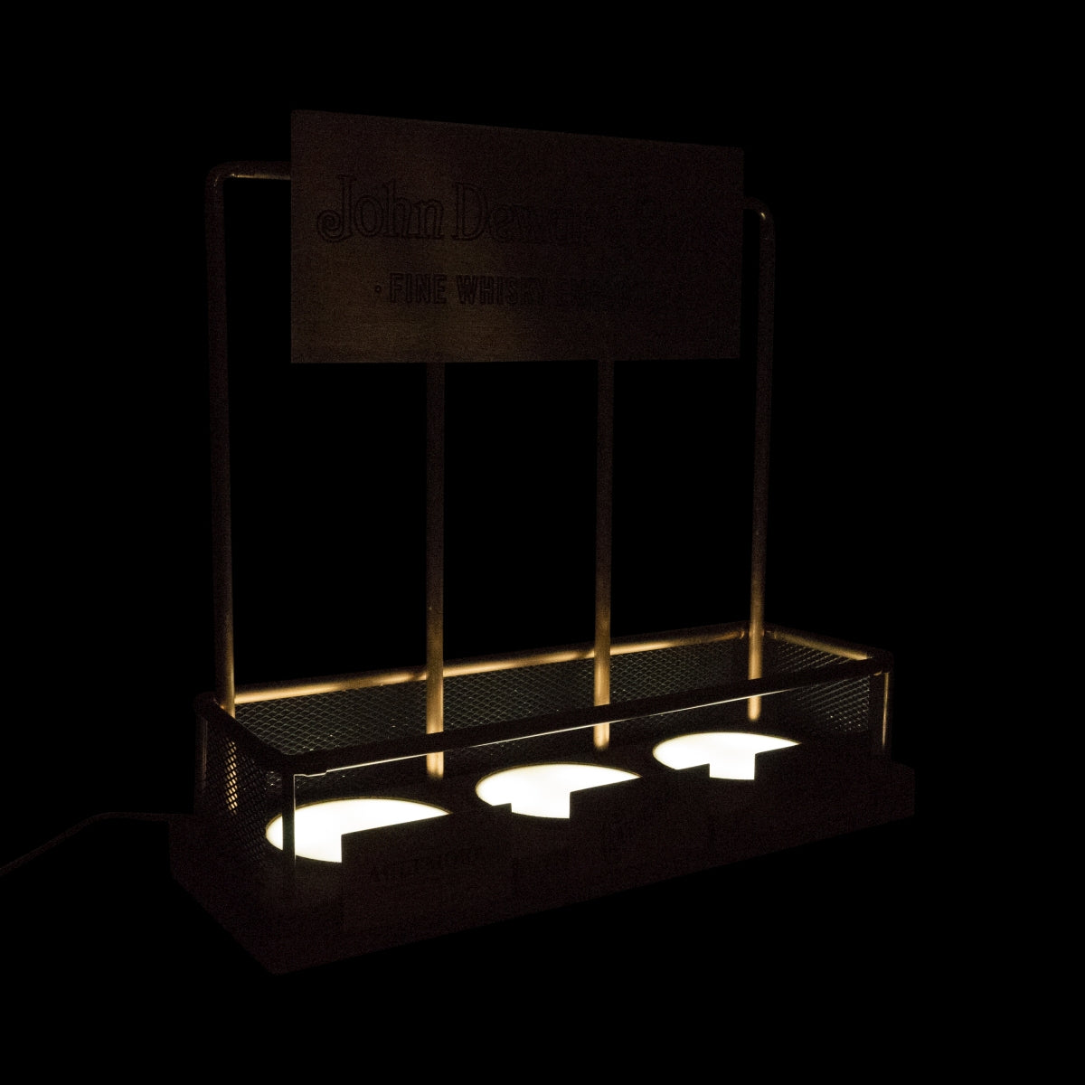 John Dewar&Sons Whiskey Glorifier Enseigne lumineuse LED Présentoir pour bouteilles – Vue 3