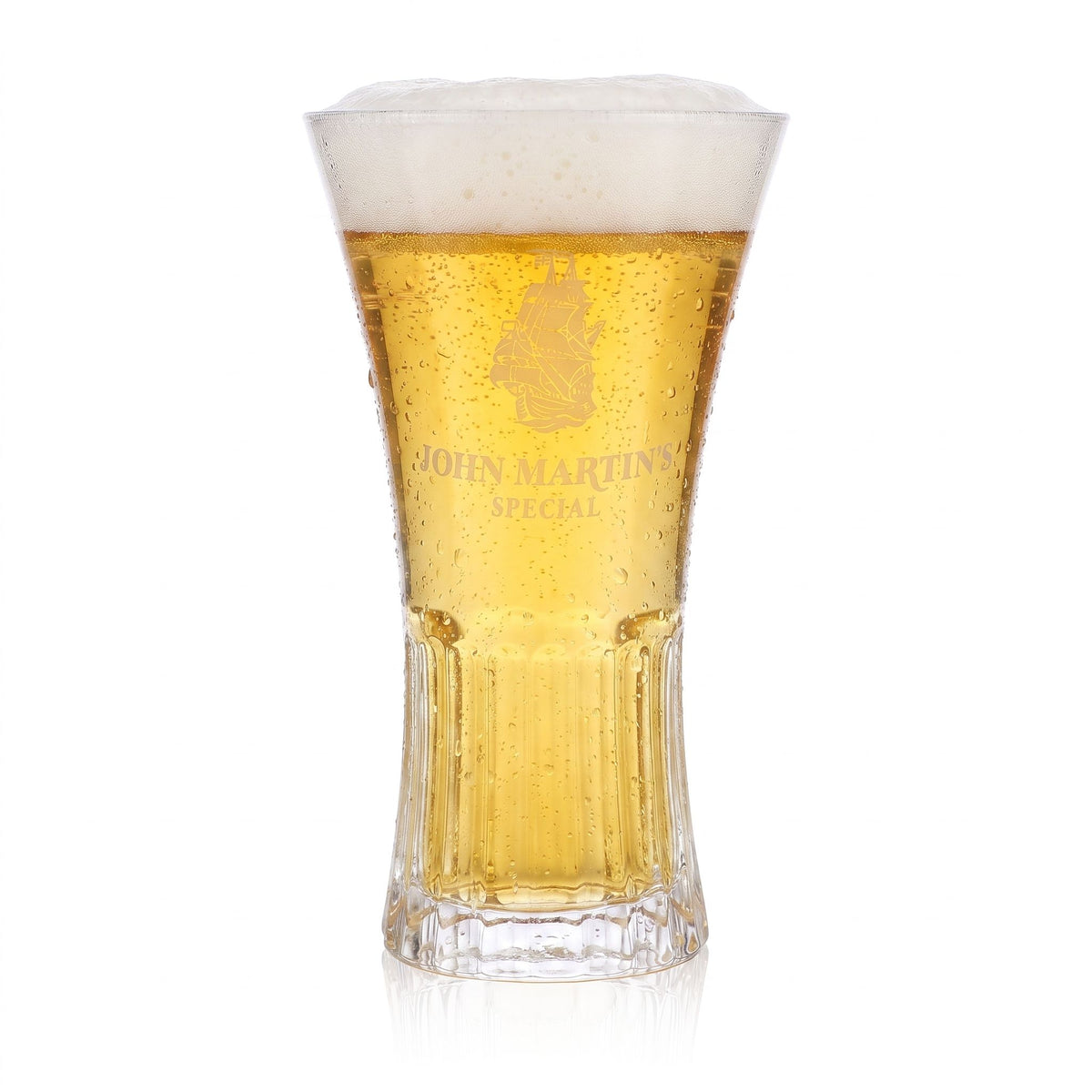 Verre à bière John Martin 1 l « Maßbier » avec relief spécial