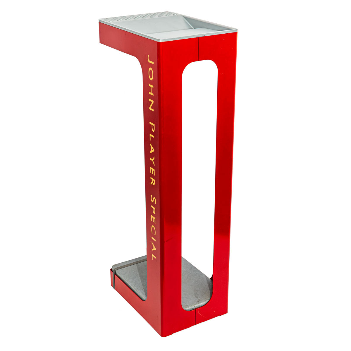 Cendrier sur pied John Player Cendrier extérieur en métal rouge – Vue 4