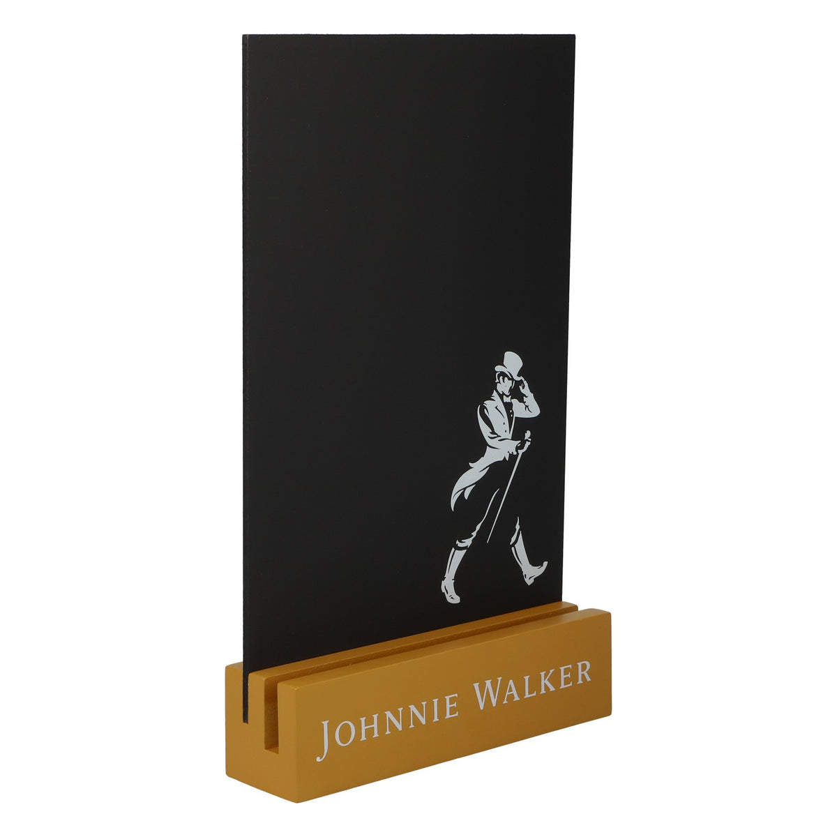 Petit présentoir de table en bois pour whisky Johnnie Walker, décor de bar, ardoise