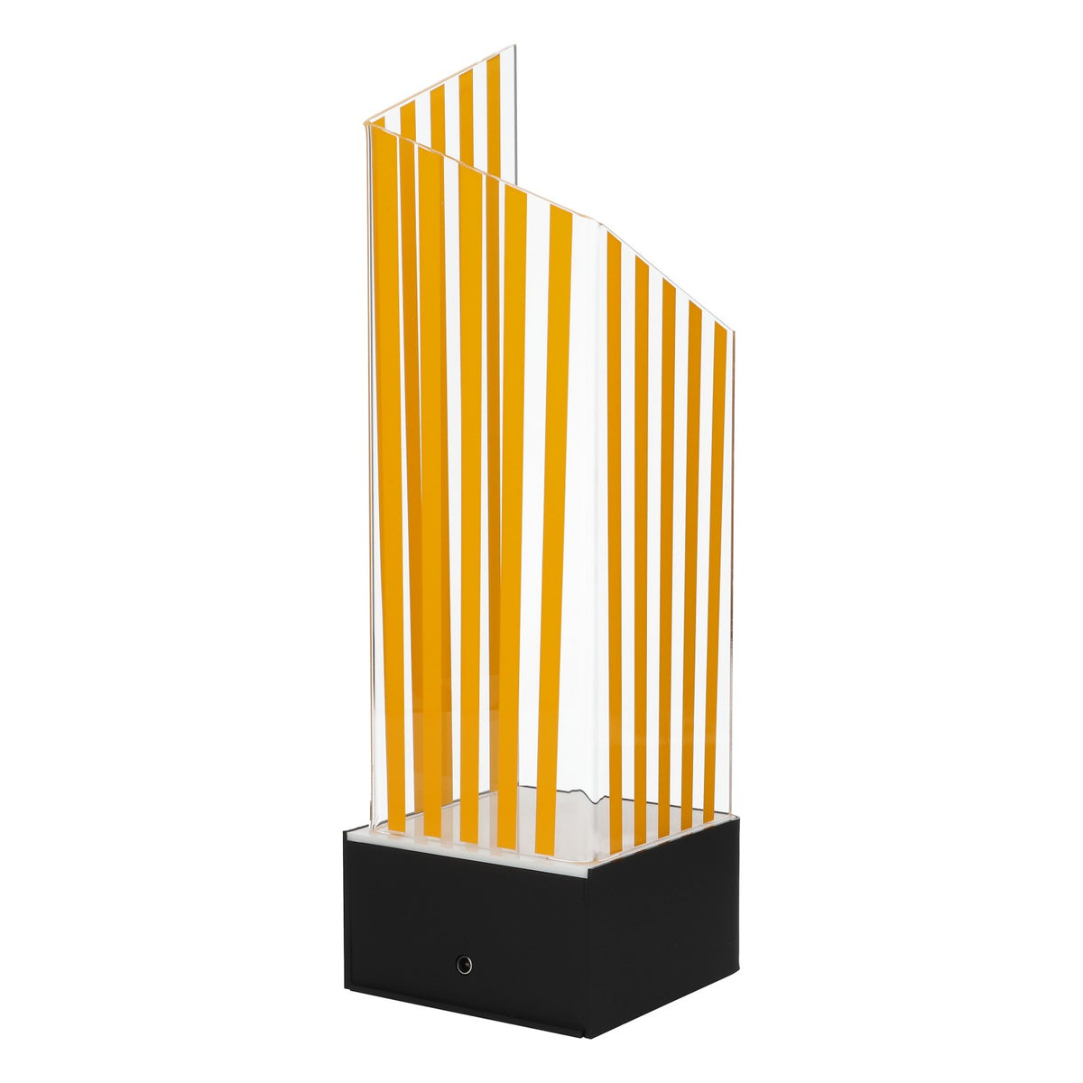 Enseigne lumineuse LED Johnnie Walker Whisky Glorifier Noir/Orange avec bloc d'alimentation – Vue 4