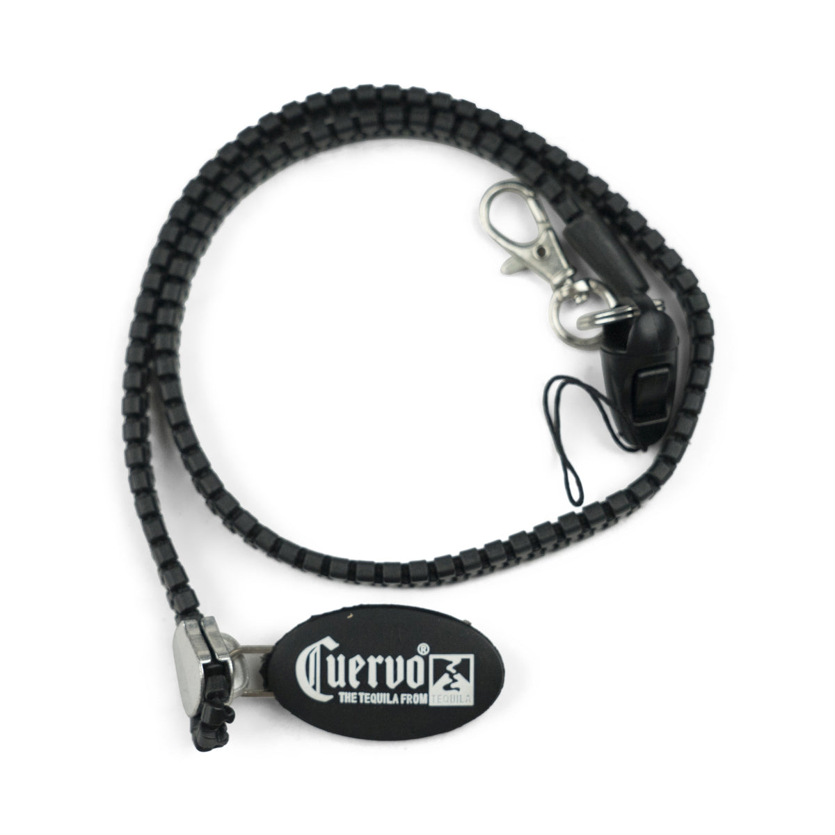 Jose Cuervo Chaîne Porte-clés Fermeture éclair Mousqueton Collier Chaîne Fermeture éclair