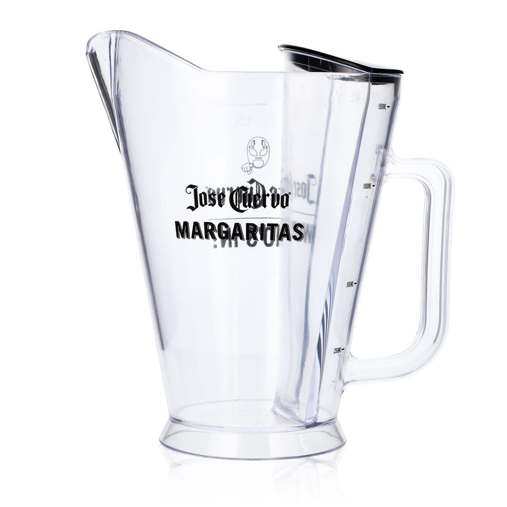 Verre à tequila Jose Cuervo 1,5 L avec compartiment à glaçons, pichet en plastique, carafe à eau