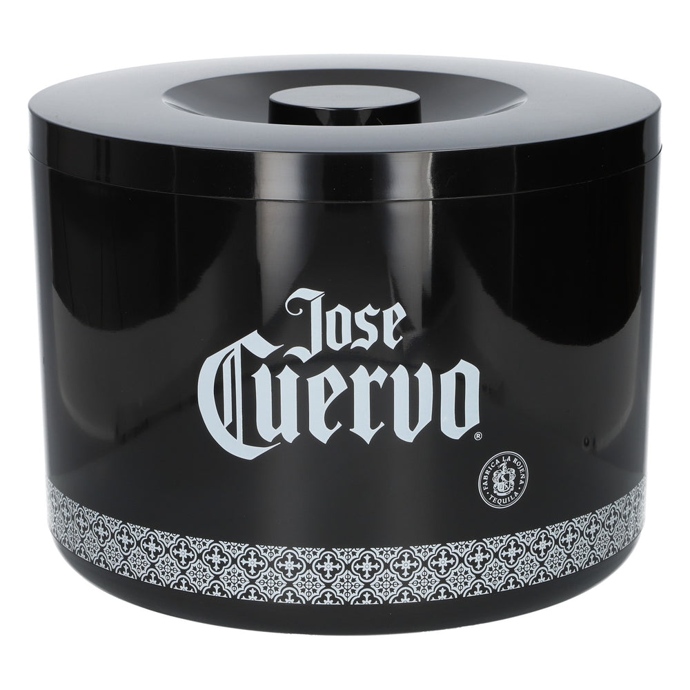 Seau à glace pour tequila Jose Cuervo - Accessoires de bar - Refroidisseur de bouteille - Fête - noir