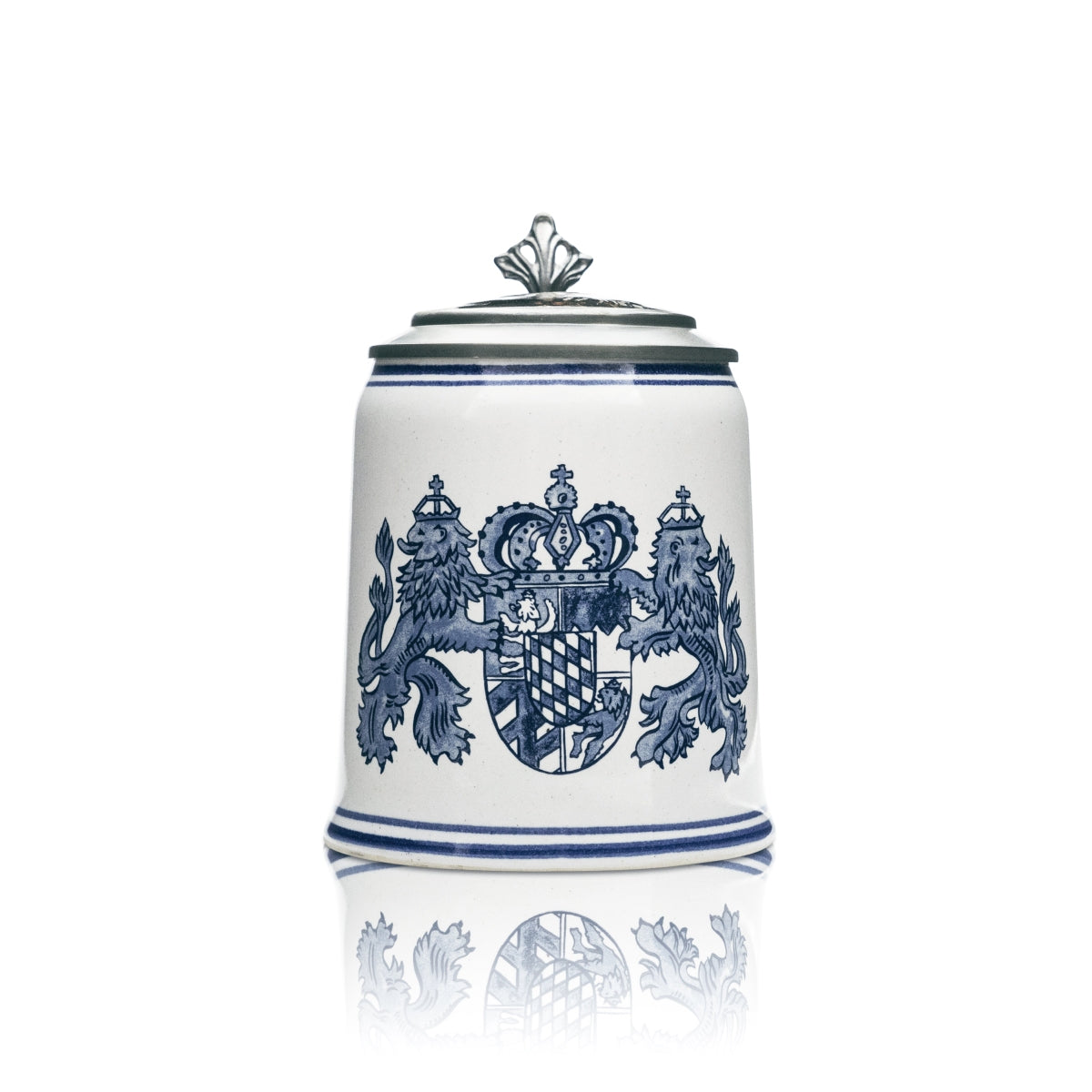 Kaltenberg Verre de collection 0,5 l Cruche en terre cuite Prince régent Luitpold Couvercle en étain Bar – Vue 2