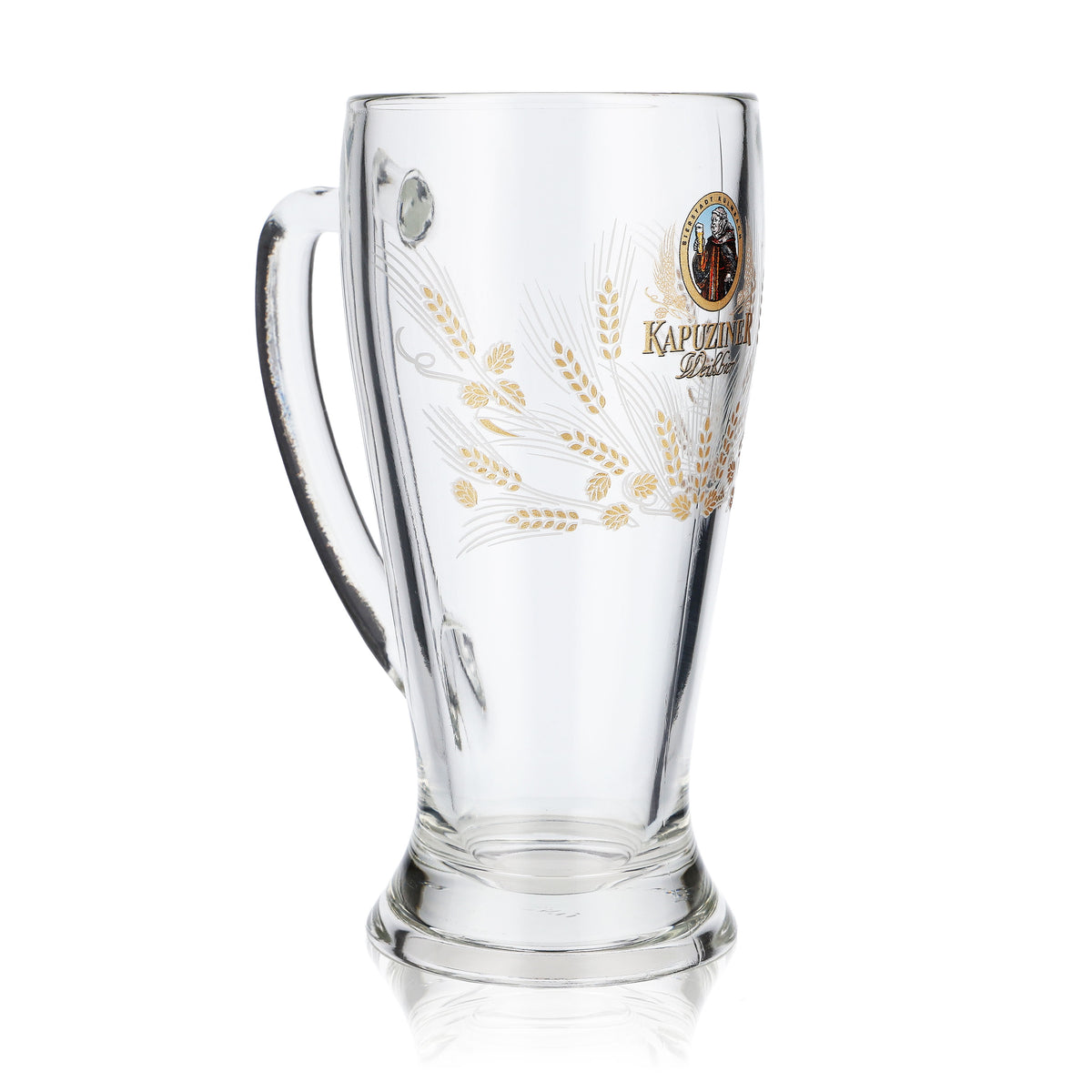 Verre à bière Kapuziner Chope Seidel Humpen 0,5 l Verre à anse Weizen Gravure Bière blanche – Vue 2