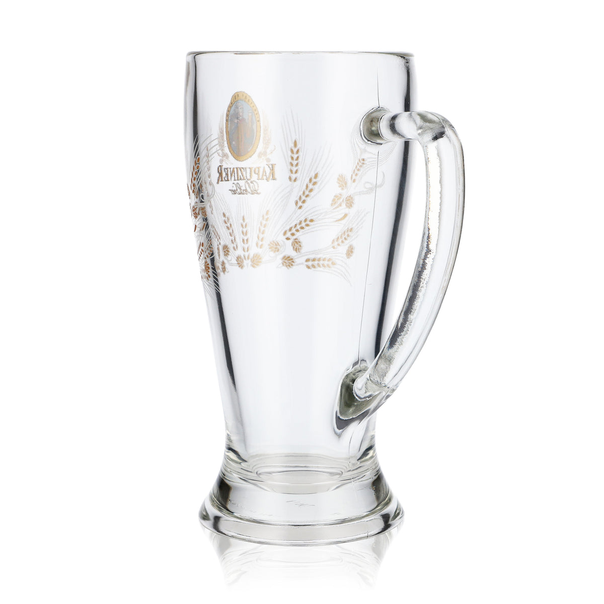 Verre à bière Kapuziner Chope Seidel Humpen 0,5 l Verre à anse Weizen Gravure Bière blanche – Vue 4
