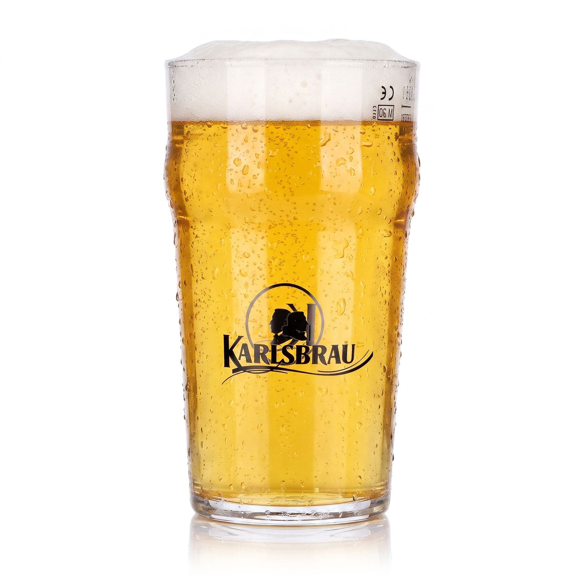 Verre à bière Karlsberg 0,5 l, gobelet Karlsbräu Rastal