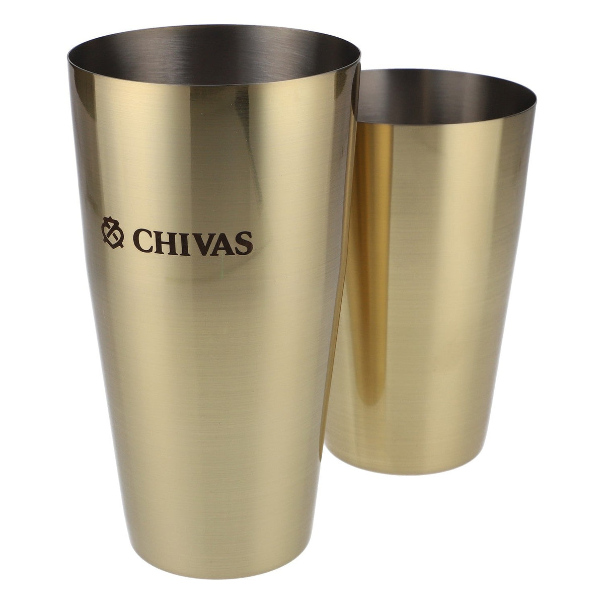 Chivas Regal Whisky Shaker en acier inoxydable Logo gravé en or