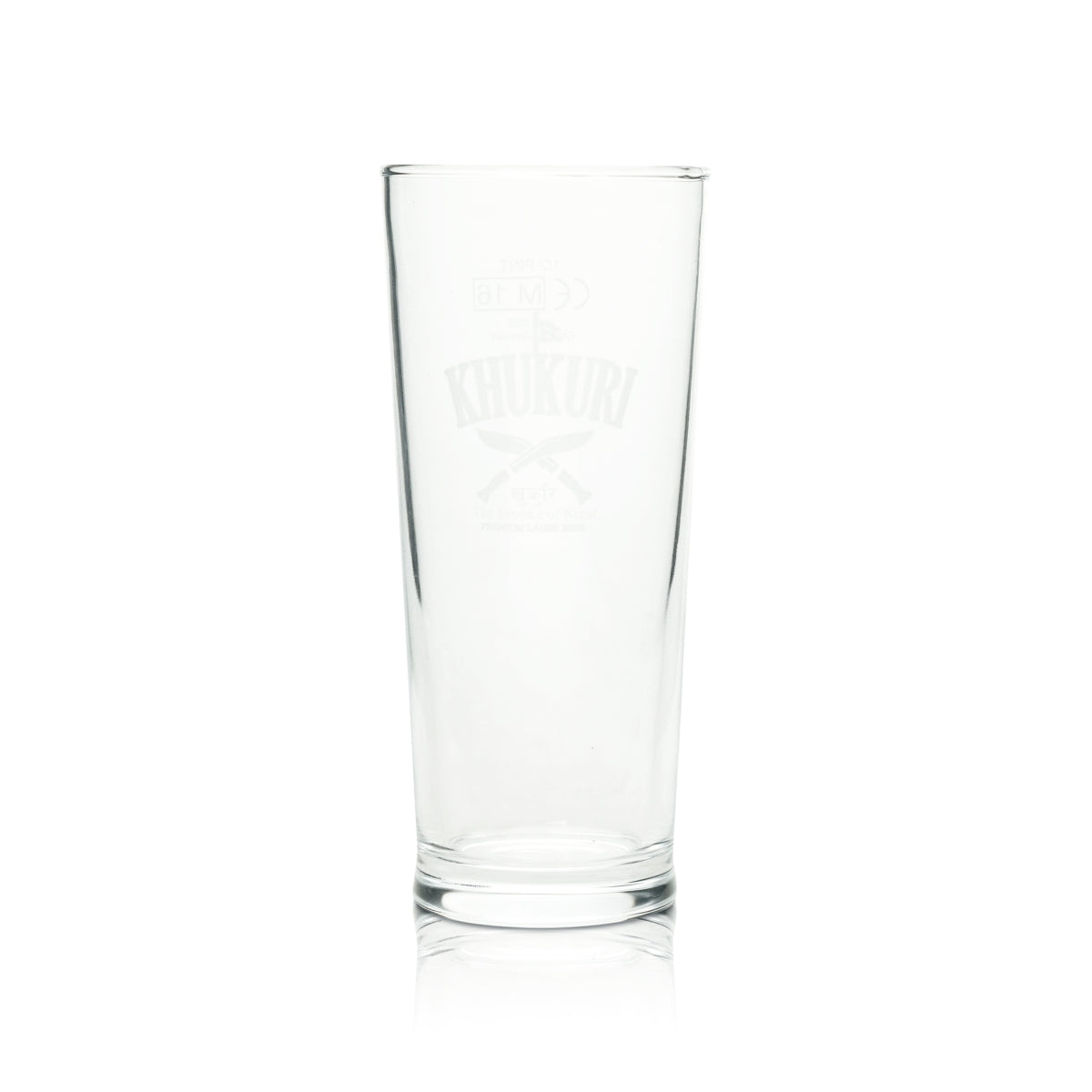 Verre à bière Khukuri 0,3 l 1/2 pinte Gobelet Nepal Beer Lager Verres brassés en Angleterre