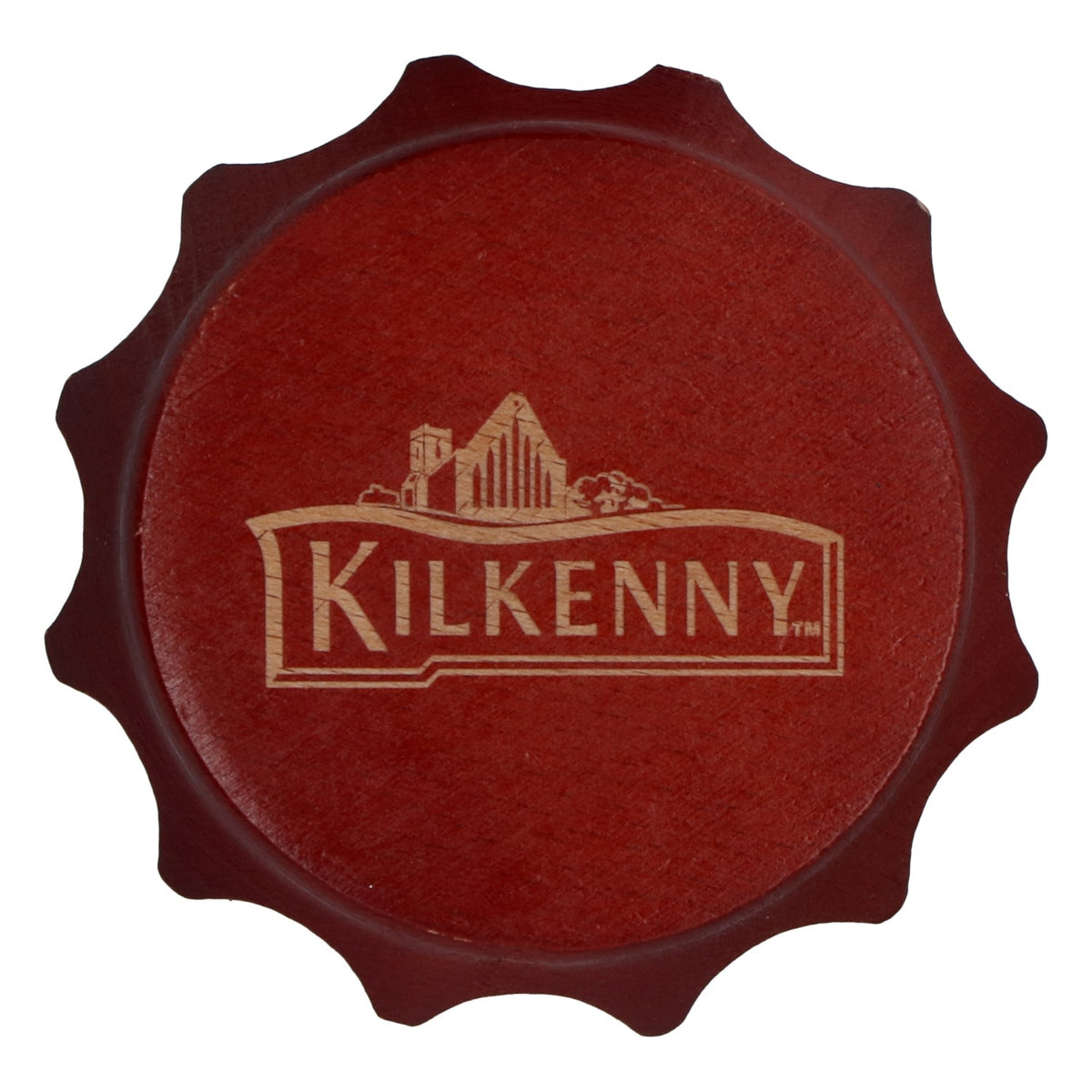 Ouvre-bouteille Kilkenny en bois véritable avec capsule magnétique – Vue 3