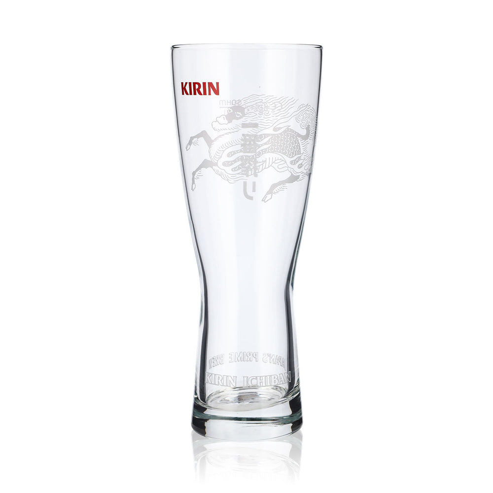 Verre à bière Kirin Ichiban 0,5 l Verre à bière en forme de coupe Verres à bière Verre à bière Logo rouge