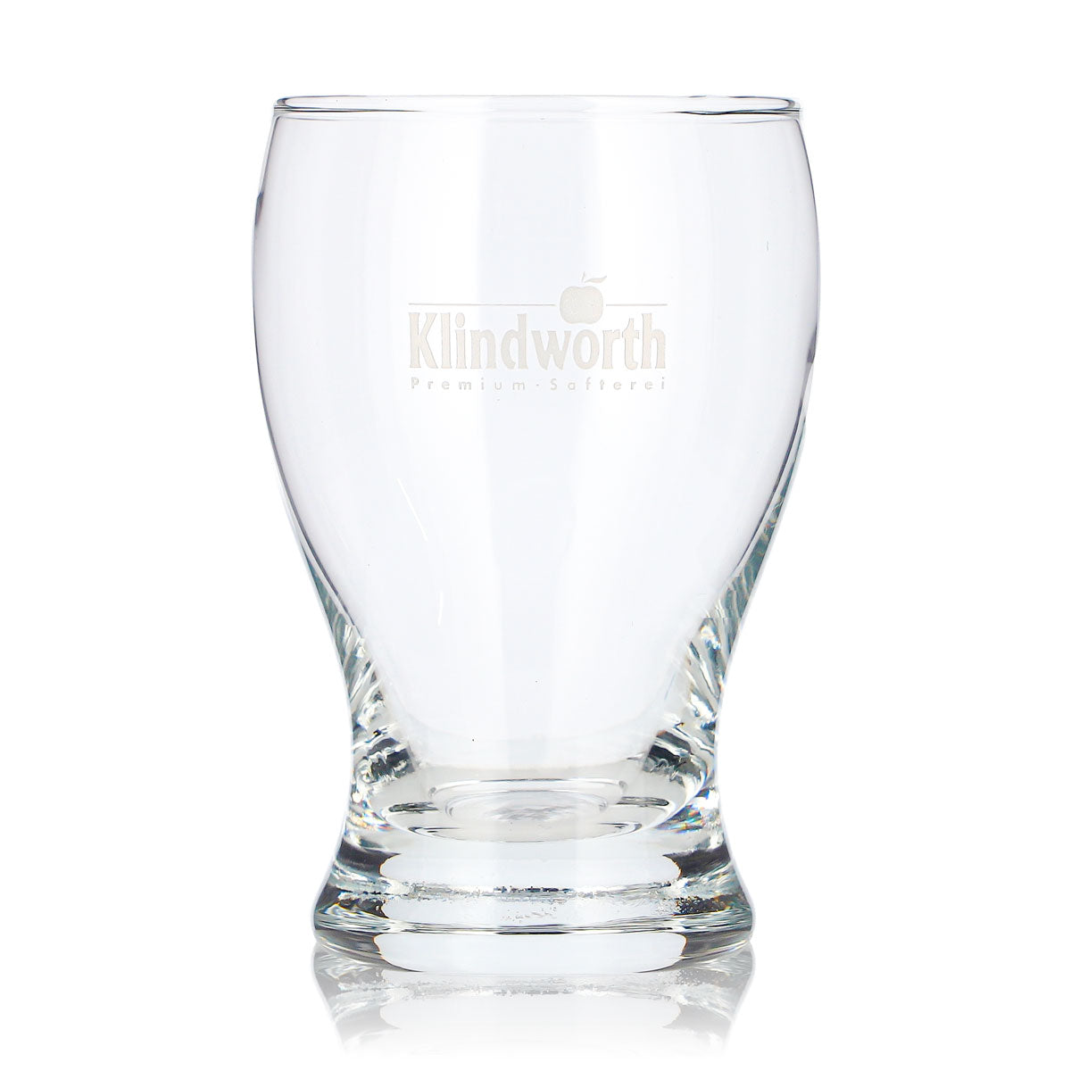 Verre à boisson gazeuse Klindworth 0,19 l, type « long drink », gamme Premium Safterei, logo blanc
