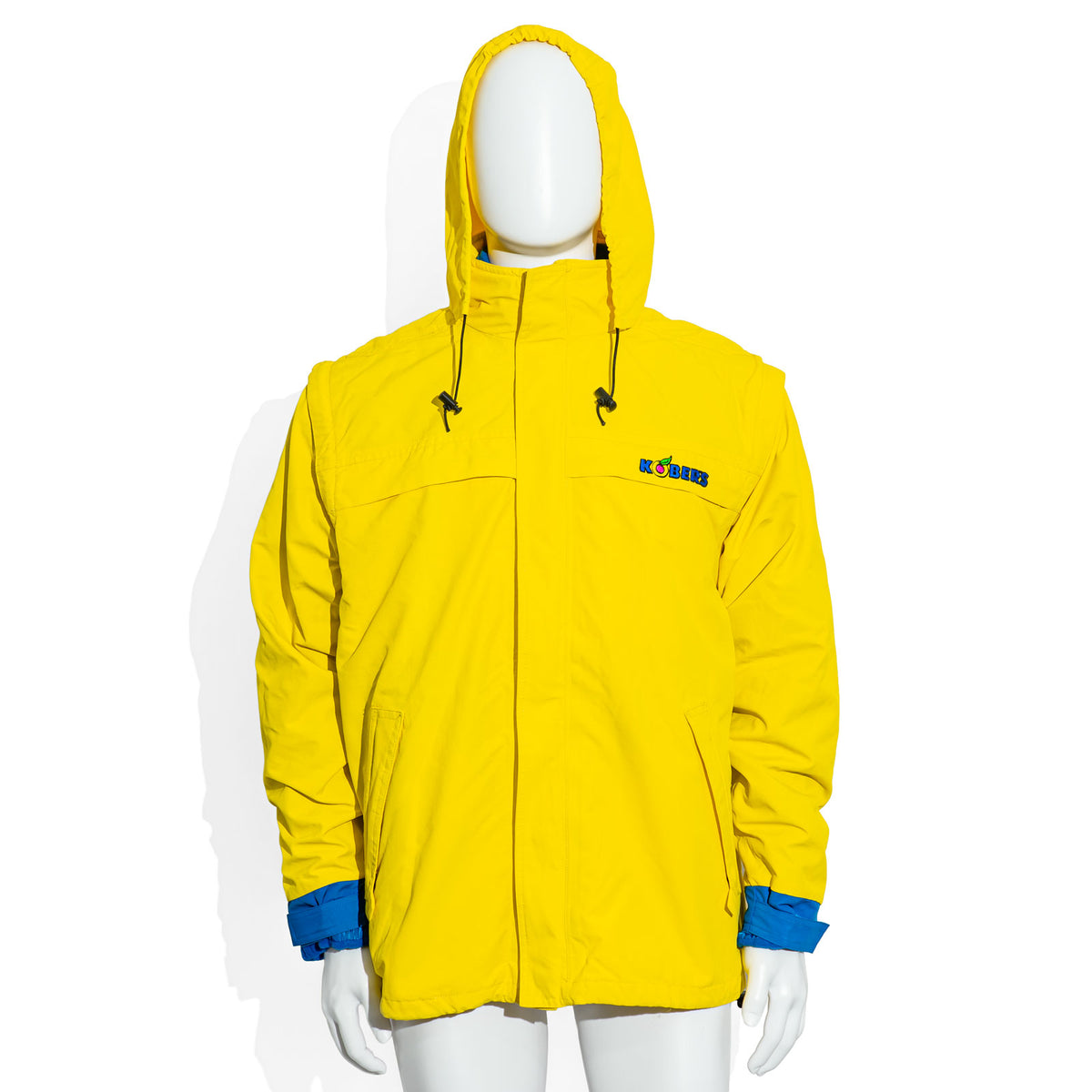 Veste d'hiver Kobers Likör, taille S, jaune/bleu, avec veste intérieure amovible – Vue 2