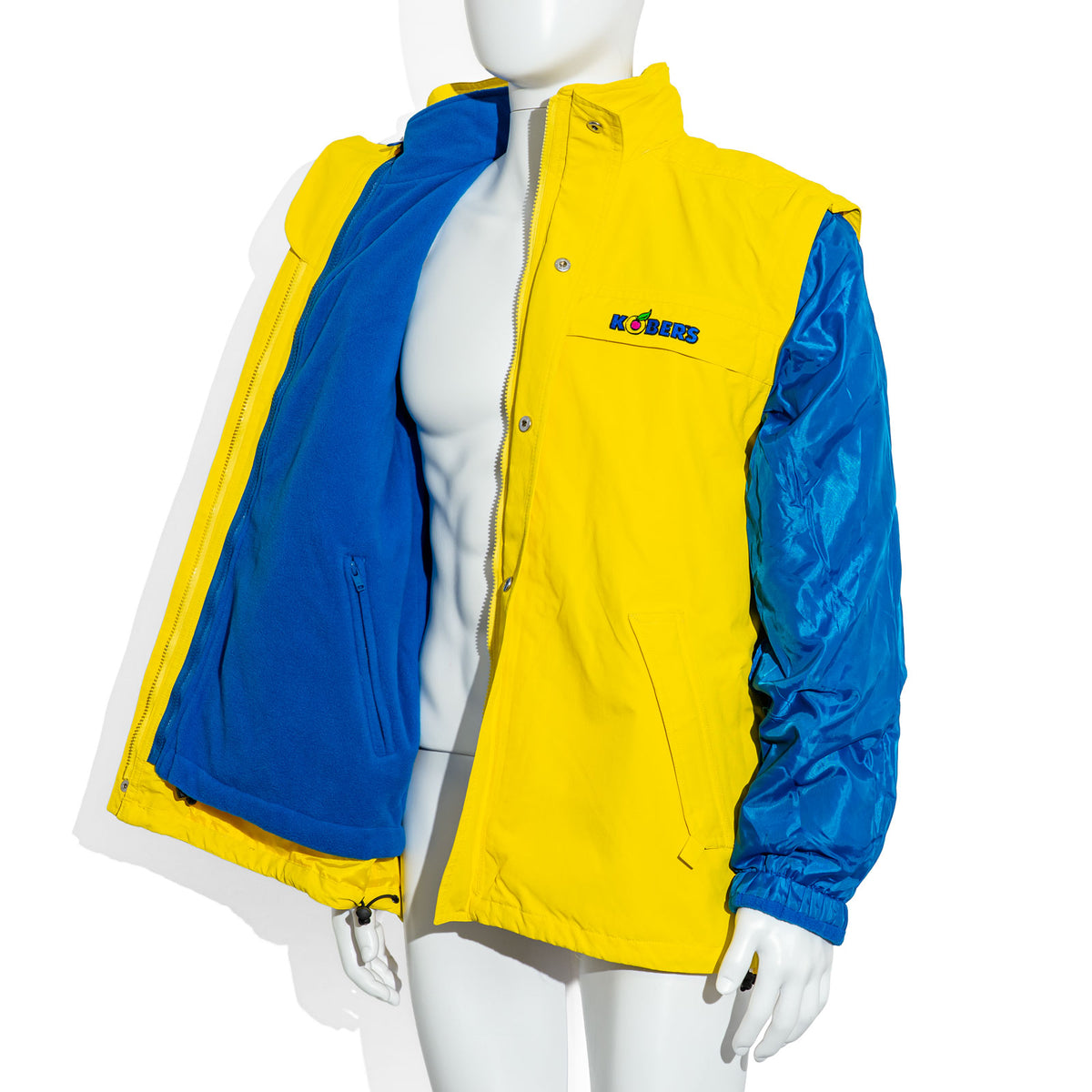 Veste d'hiver Kobers Likör, taille S, jaune/bleu, avec veste intérieure amovible – Vue 6