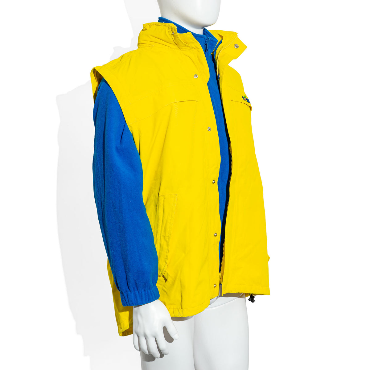 Veste d'hiver Kobers Likör, taille S, jaune/bleu, avec veste intérieure amovible – Vue 9
