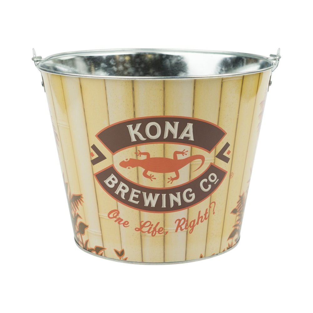 Seau à glace Kona Beer Aloha, bac à glaçons, boîte à bouteilles, plage d'Hawaï