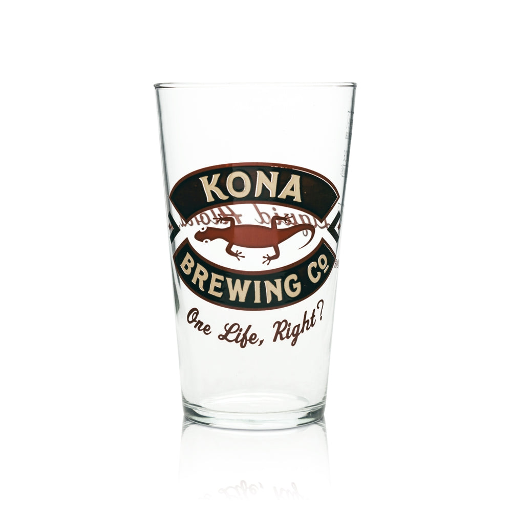 Verre à bière Kona 0,5 l, mug Hawaii Beer Craft, verres de brasserie Aloha Willi