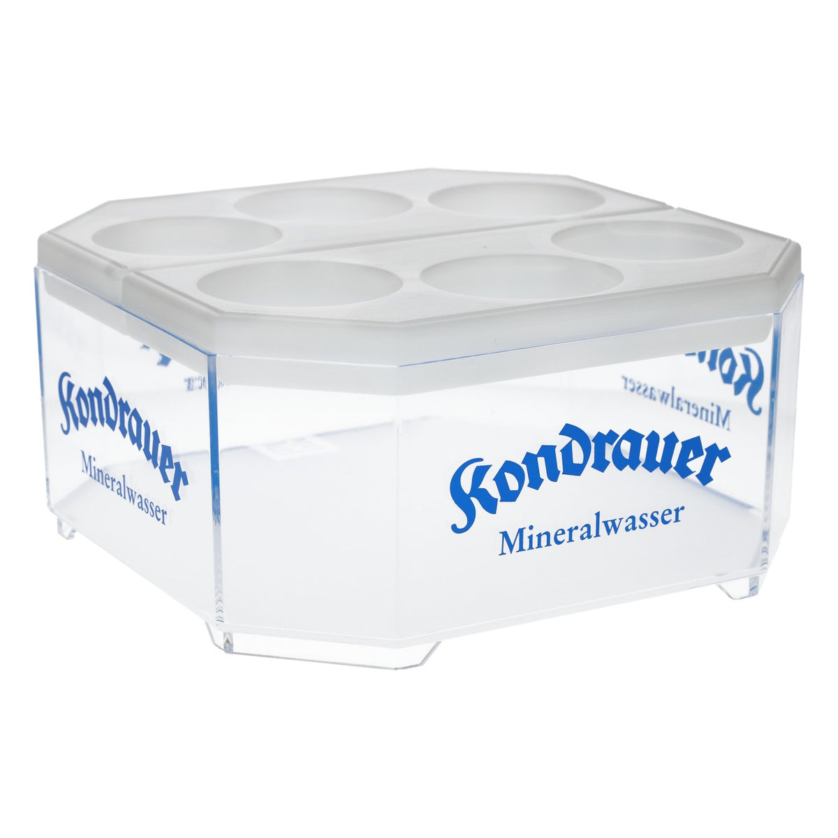 Refroidisseur de bouteilles Kondrauer, 6 bouteilles, transparent, en plastique, accessoire de bar – Vue 2