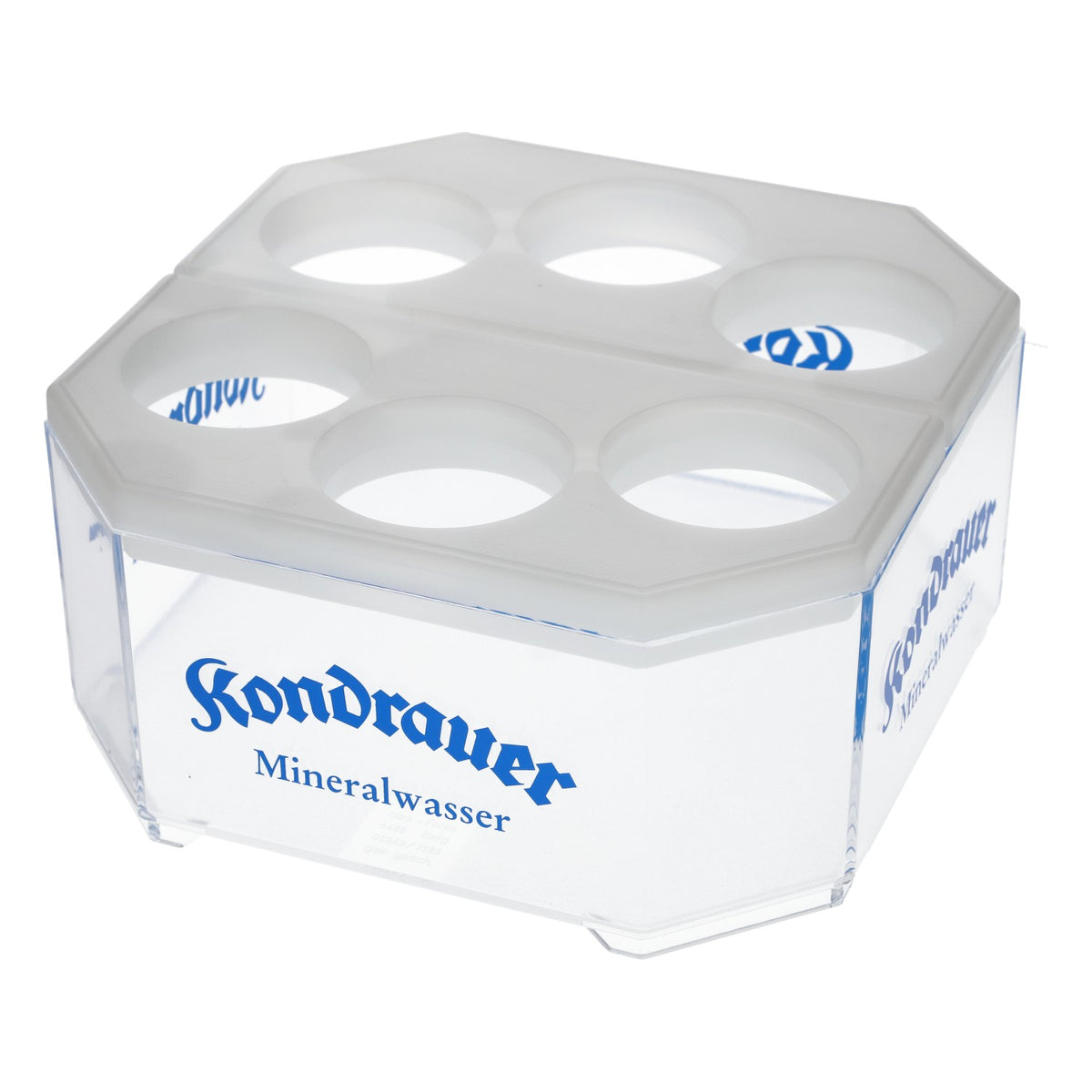 Refroidisseur de bouteilles Kondrauer, 6 bouteilles, transparent, en plastique, accessoire de bar – Vue 3