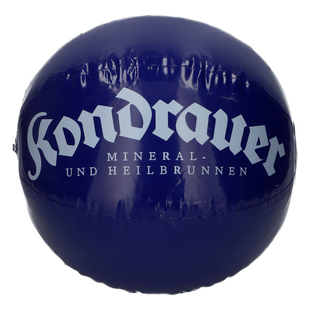 Ballon de water-polo gonflable Kondrauer, bleu, Ø 30 cm Plage, piscine, été