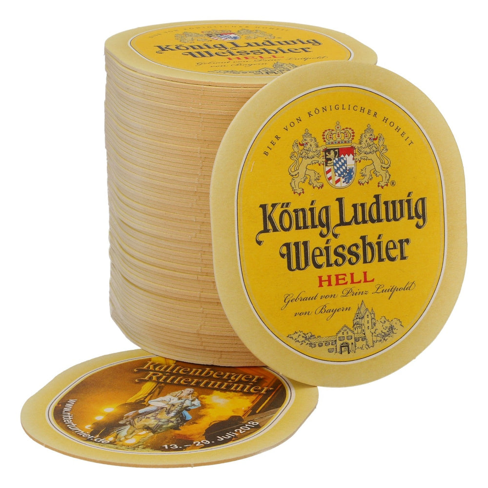 70x Sous-verres König Ludwig Bier Sous-verres en verre Clair