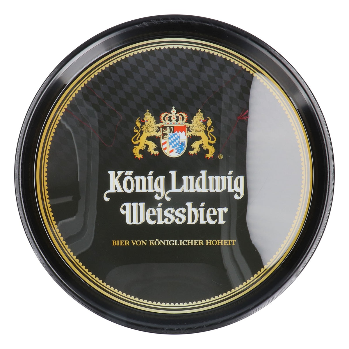 Plateau à bière König Ludwig Plateau de service Plateau rond Plateau de serveur noir