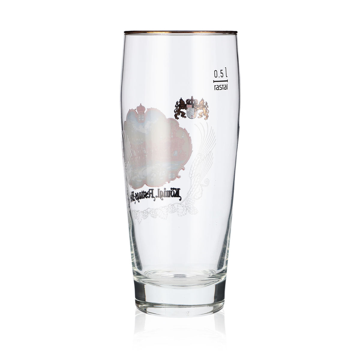 Verre à bière König Ludwig 0,5 l Willibecher Verre de collection Cheval bleu Rastal – Vue 3