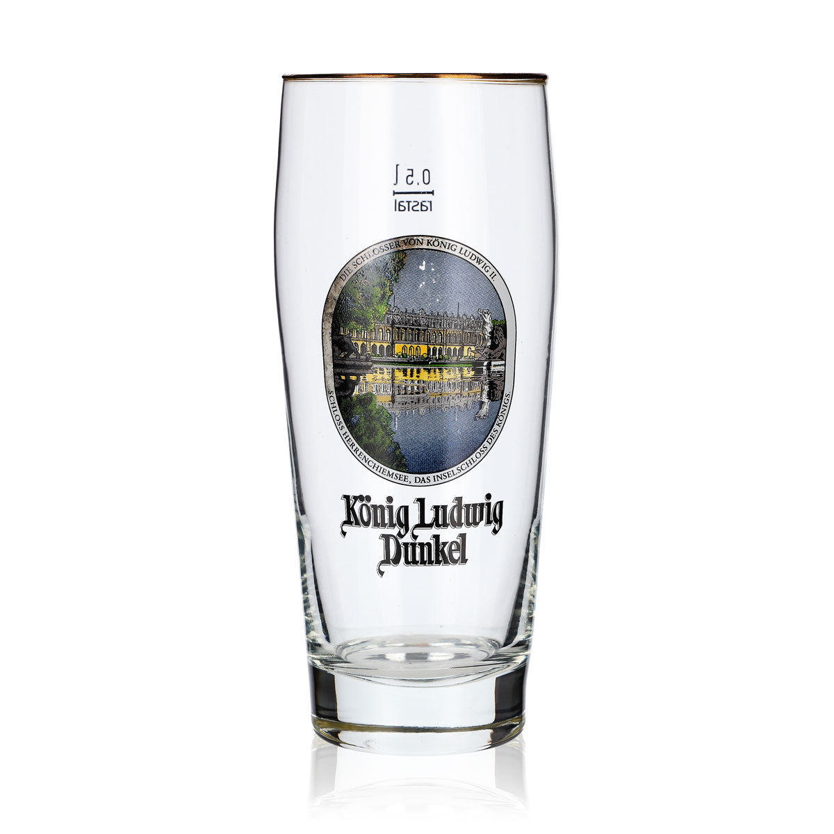 Verre König Ludwig 0,5 l foncé Willi Becher Verres de collection Château de Herrenchiemsee
