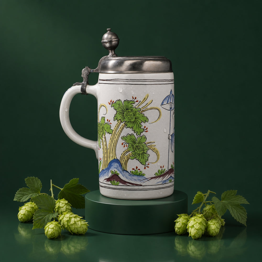 Verre König Pilsener, édition annuelle, chope en céramique de 1992, pour collectionneurs et amateurs
