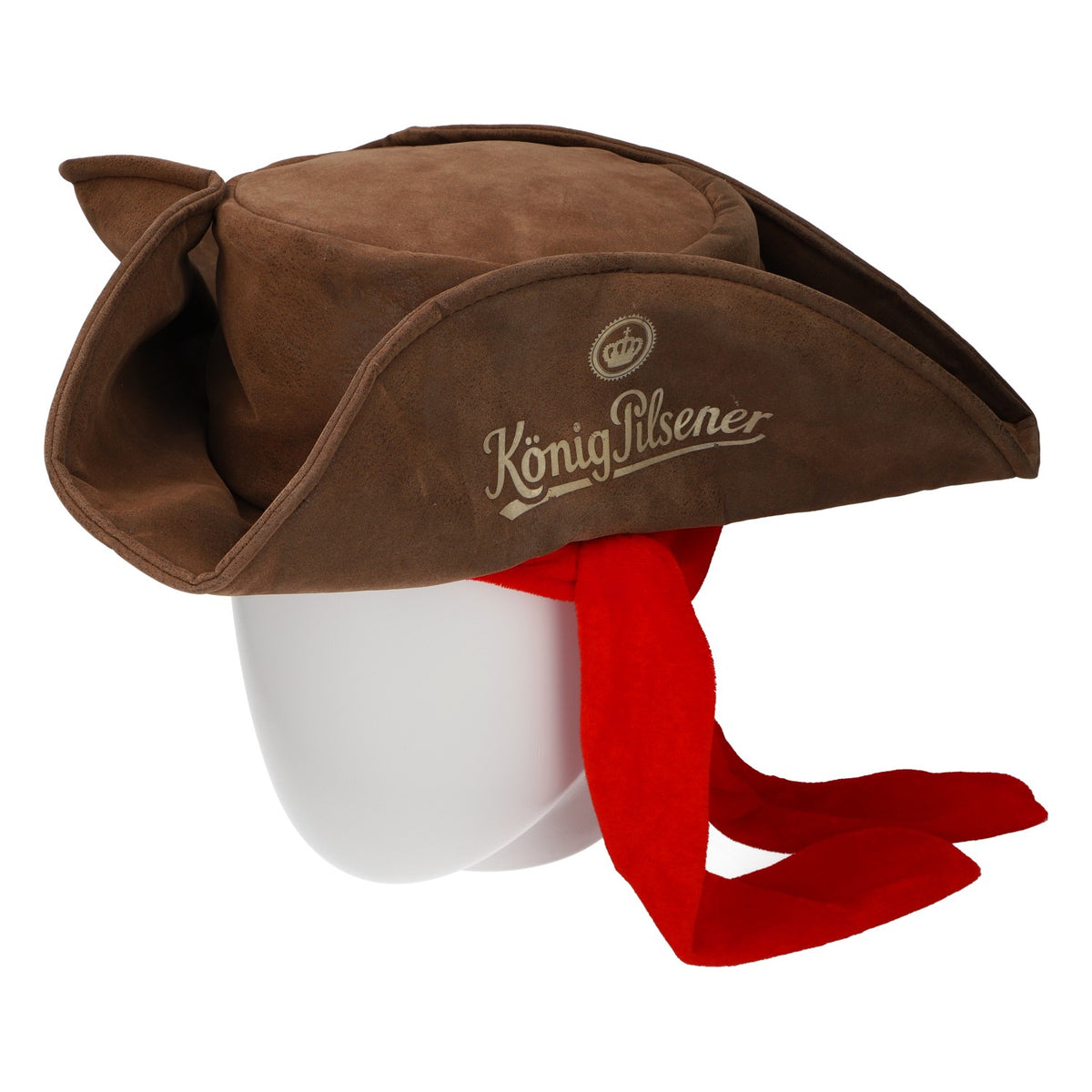 Chapeau de pirate König Pilsener, aspect cuir marron, article pour fans, fête à thème bière – Vue 2