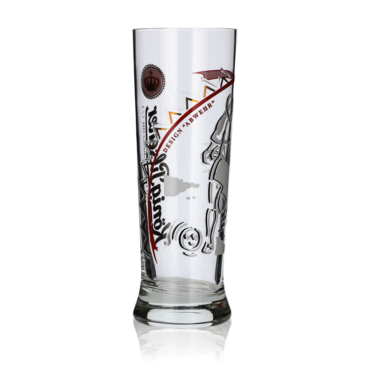 Verre à bière König Pilsener en édition limitée Verres à bière Édition spéciale football 2008 « Défense » – Vue 4