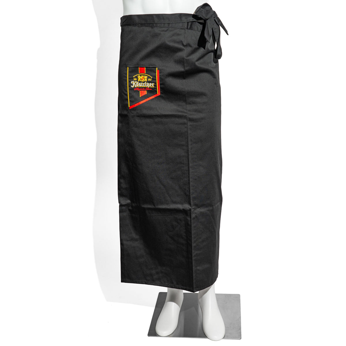 Tablier de serveur Köstritzer Bier Bistro, modèle noir