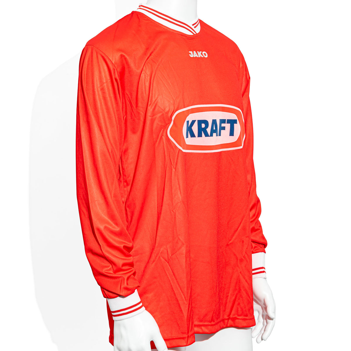T-shirt de sport Kraft Jako à manches longues, taille XL, numéro 7 dans le dos, rouge – Vue 2