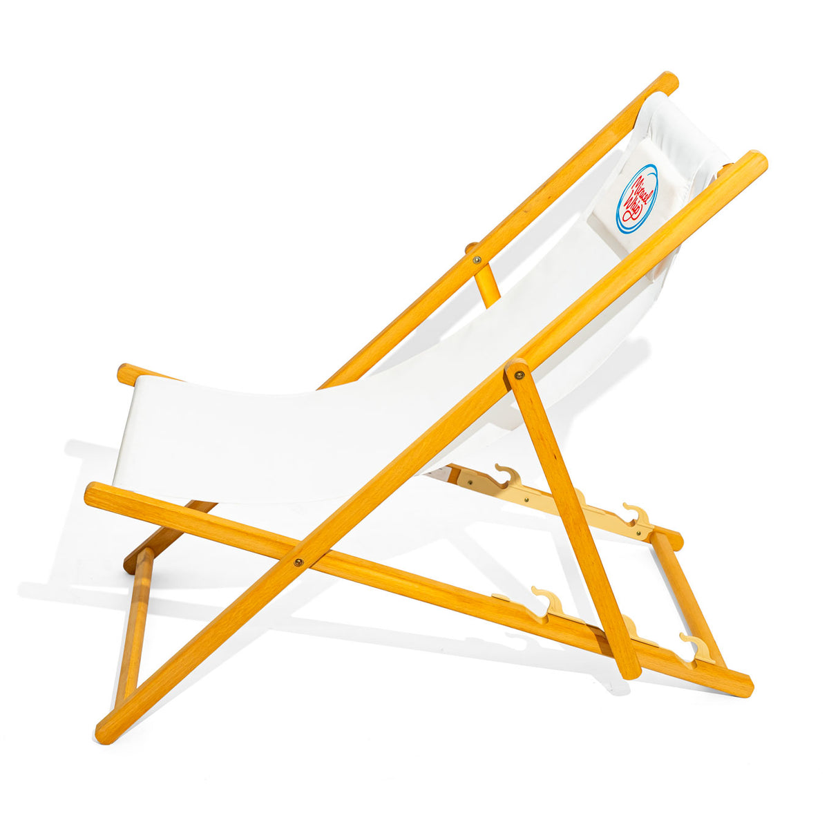 Chaise longue Kraft Lebensmittel Chaise longue de plage Miracel Whip Chaise longue blanche – Vue 3