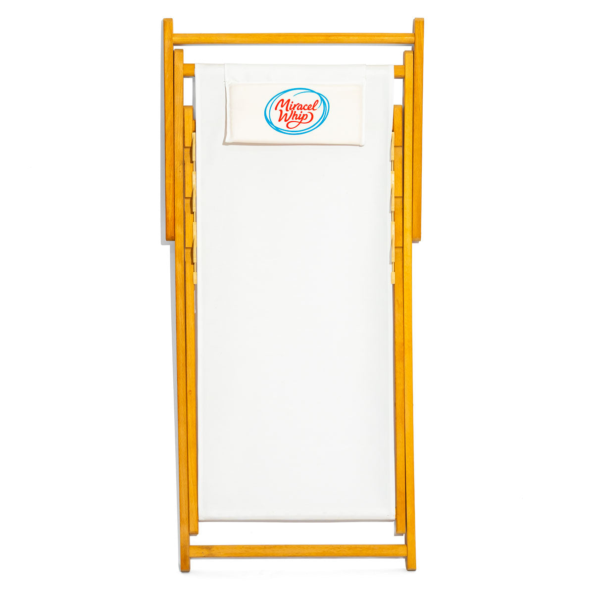 Chaise longue Kraft Lebensmittel Chaise longue de plage Miracel Whip Chaise longue blanche – Vue 6