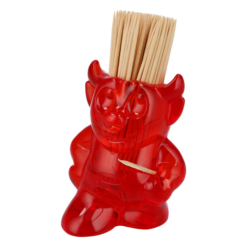 Porte-cure-dents Kraft « Betzenberg Partyteufel » rouge – Idée cadeau