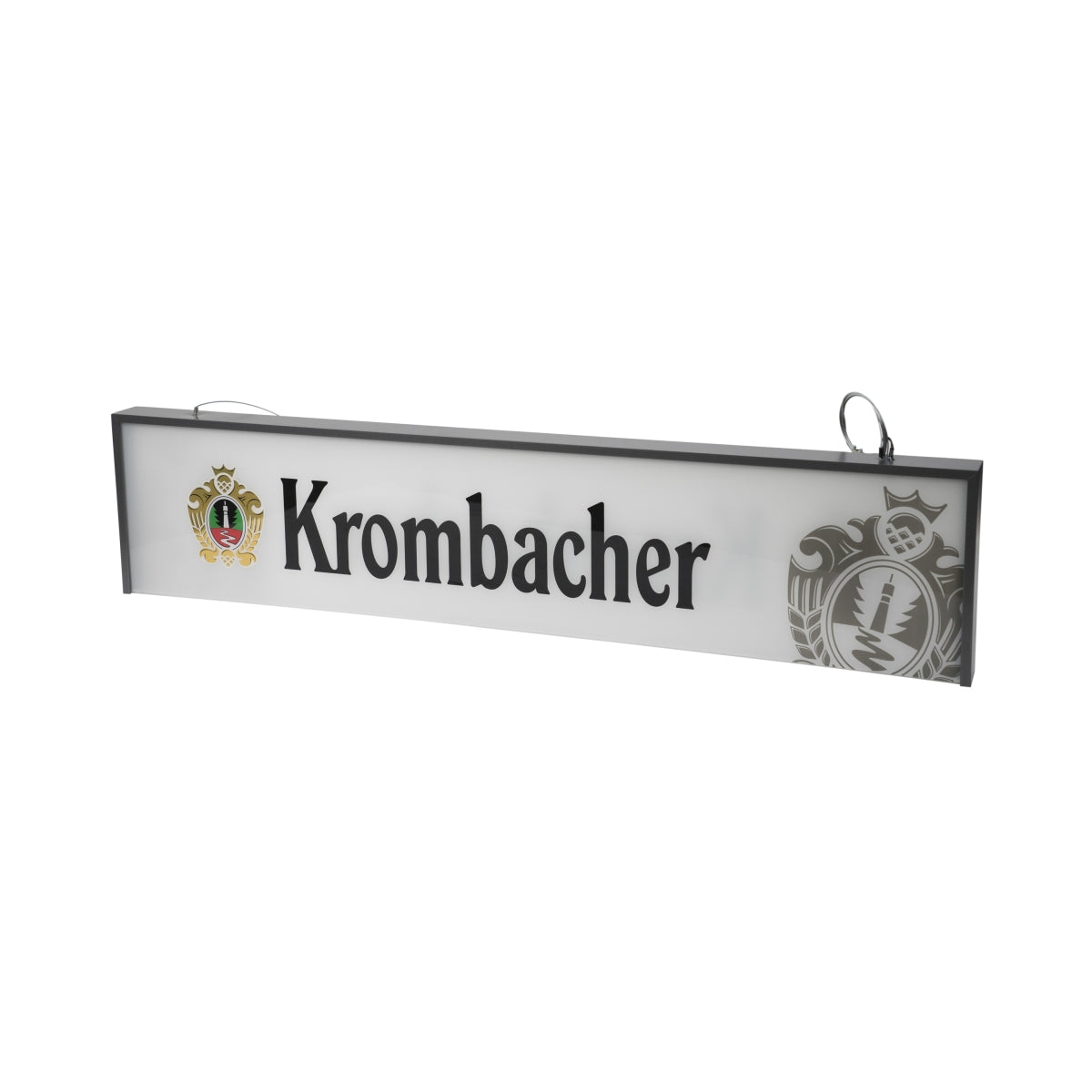 Lampe de comptoir Krombacher Bière Enseigne lumineuse Lightbox LED Panneau Gastro Bar
