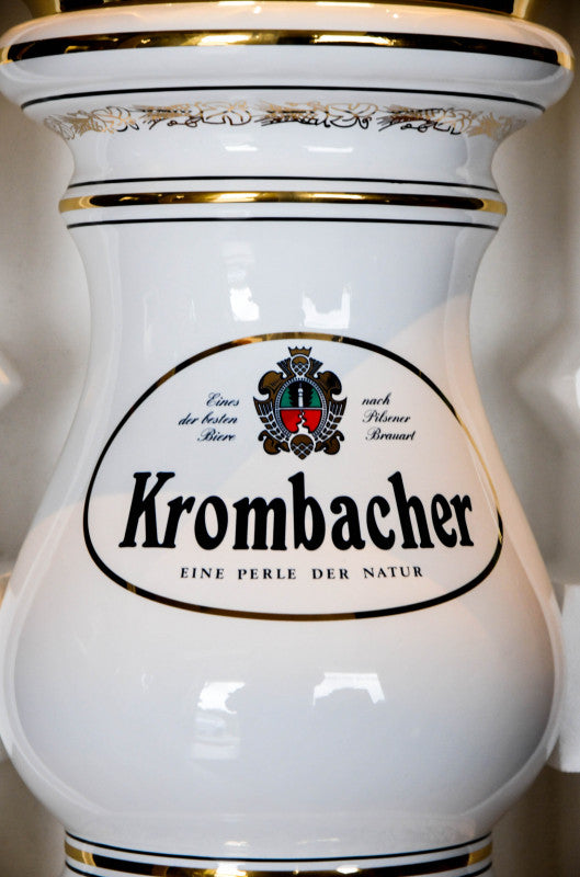 Distributeur de bière Krombacher Distributeur de bière en céramique 3 raccords pour robinet