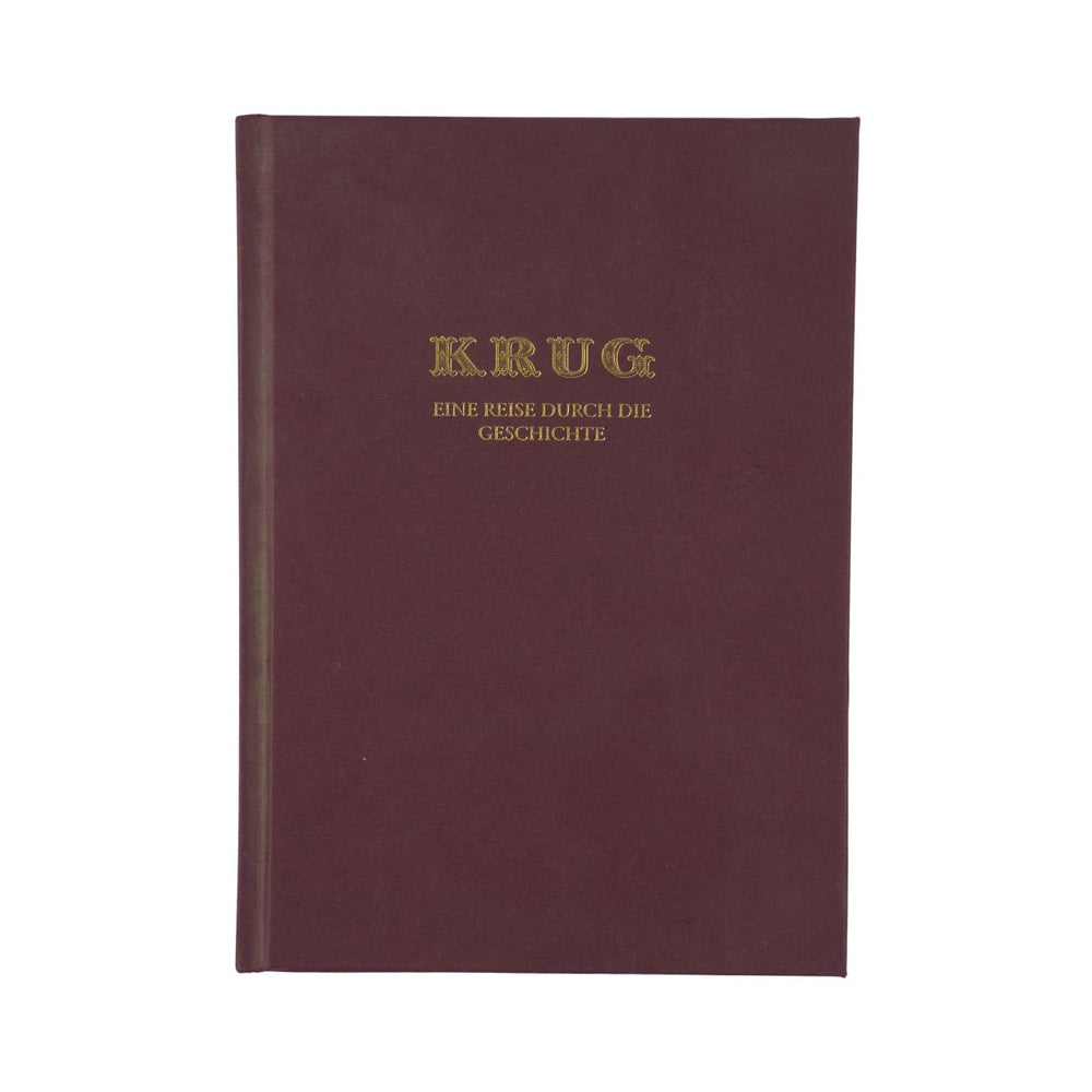 Livre sur le champagne Krug Un voyage à travers l'histoire Livre collector Histoire de l'entreprise