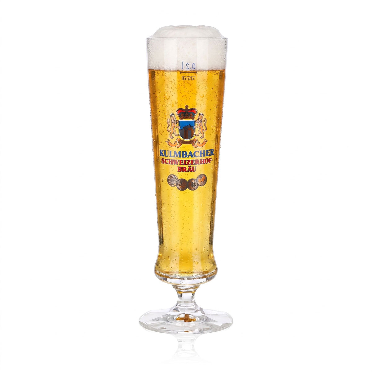 Verre à bière Kulmbacher Reichelbräu 0,2 l, modèle « Schweizer Hofbräu » Rastal