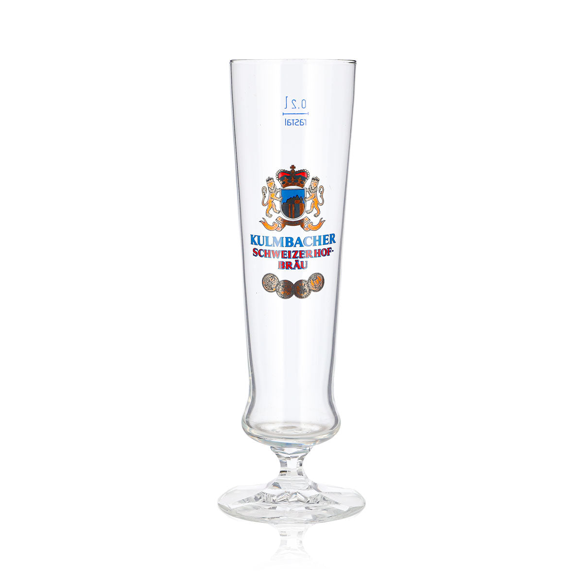 Verre à bière Kulmbacher Reichelbräu 0,2 l, modèle « Schweizer Hofbräu » Rastal – Vue 2