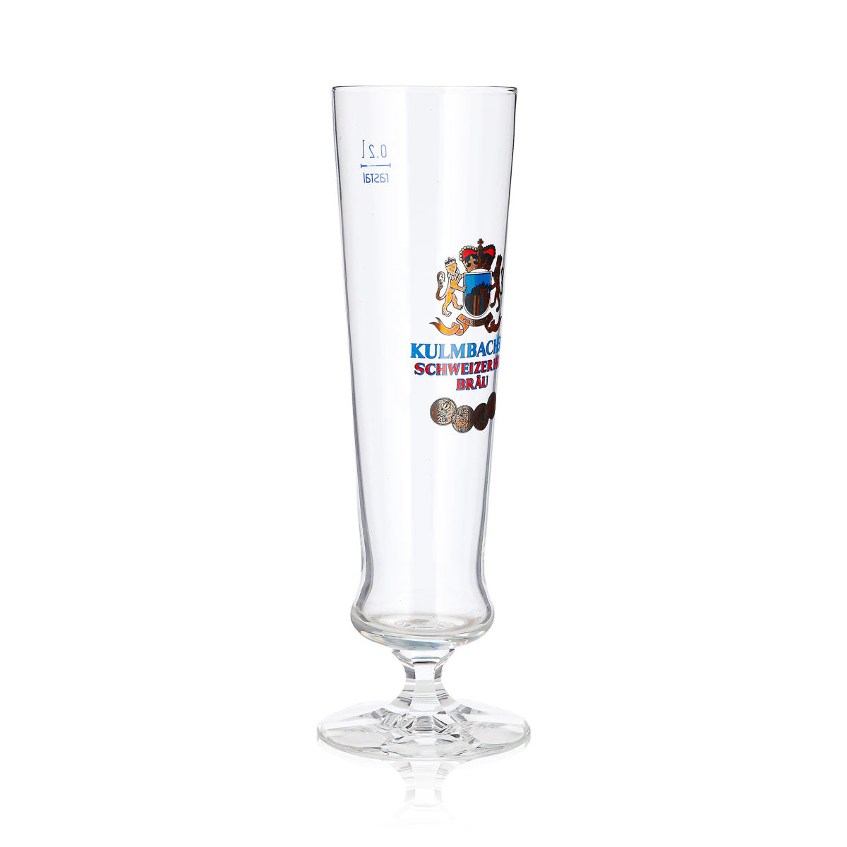 Verre à bière Kulmbacher Reichelbräu 0,2 l, modèle « Schweizer Hofbräu » Rastal – Vue 3