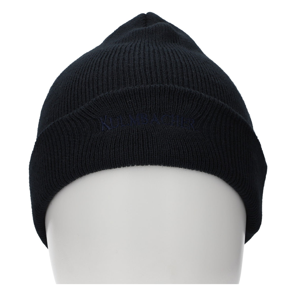 Bonnet en laine noir avec logo brodé « Kulmbacher Reichelbräu » dans une boîte en fer-blanc – Vue 2