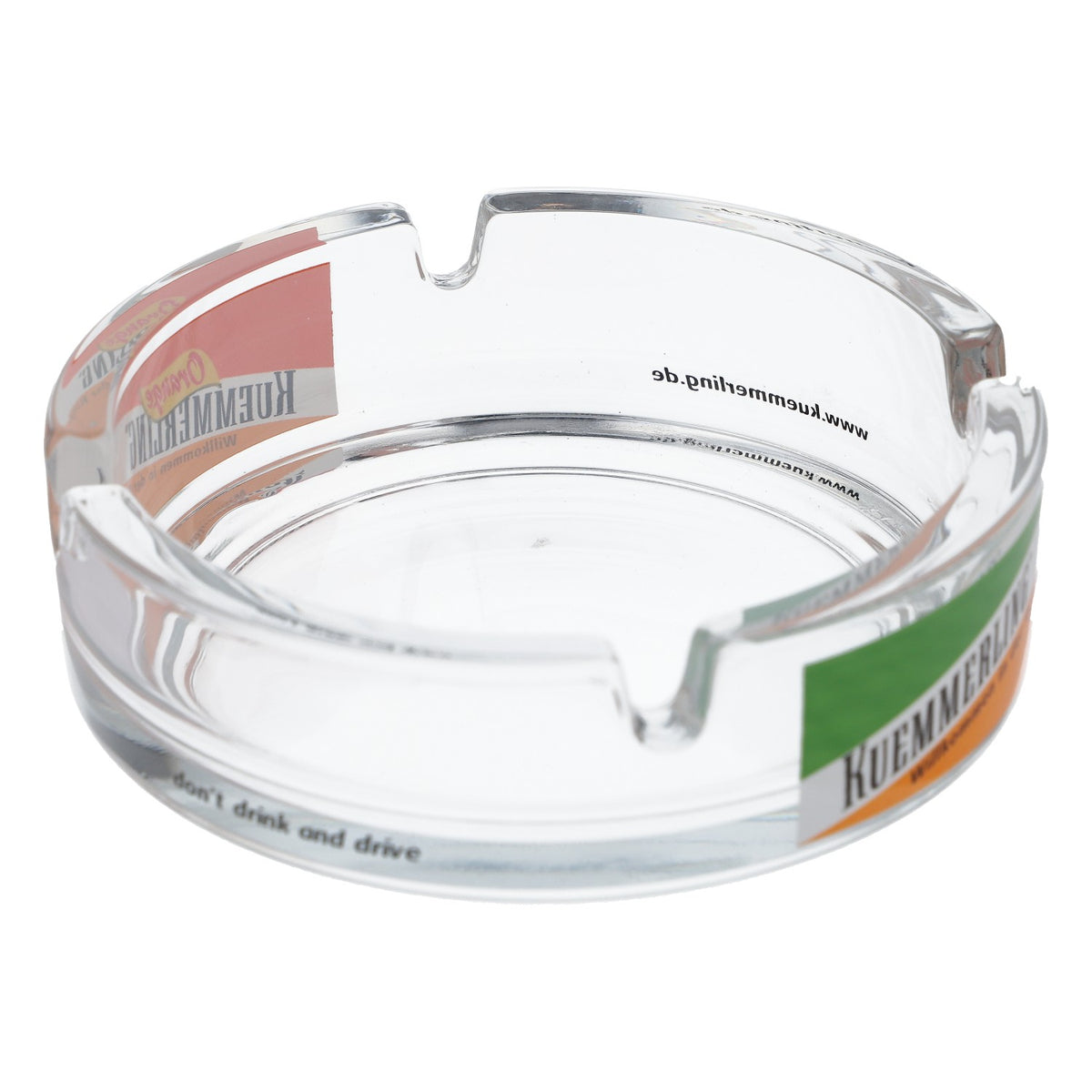 Cendrier en verre pour liqueur Kümmerling, accessoire de bar transparent – Vue 3