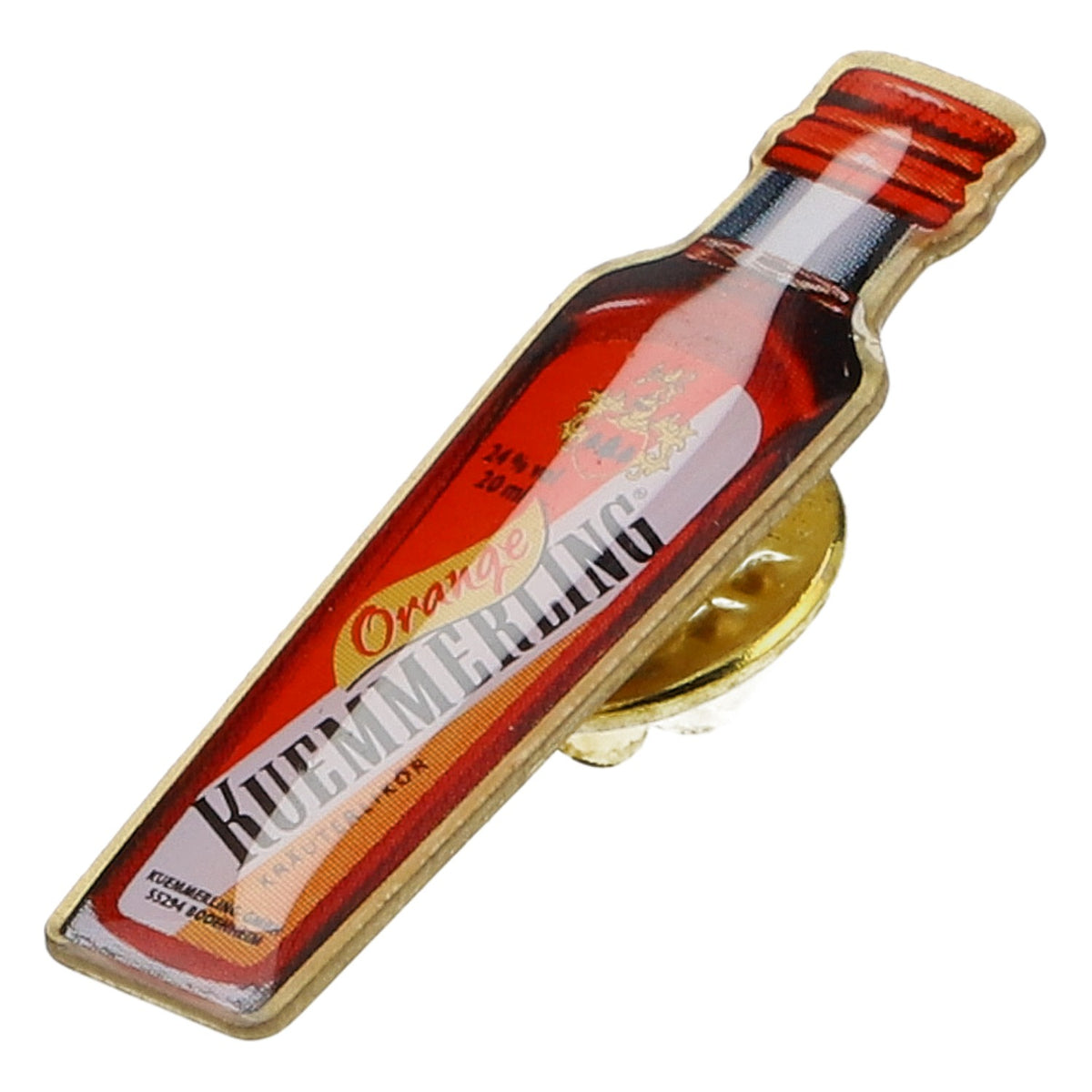 Pin's pour bouteille de liqueur d'orange Kümmerling - Neuf - Métal - Pour les amateurs de liqueurs aux herbes – Vue 2