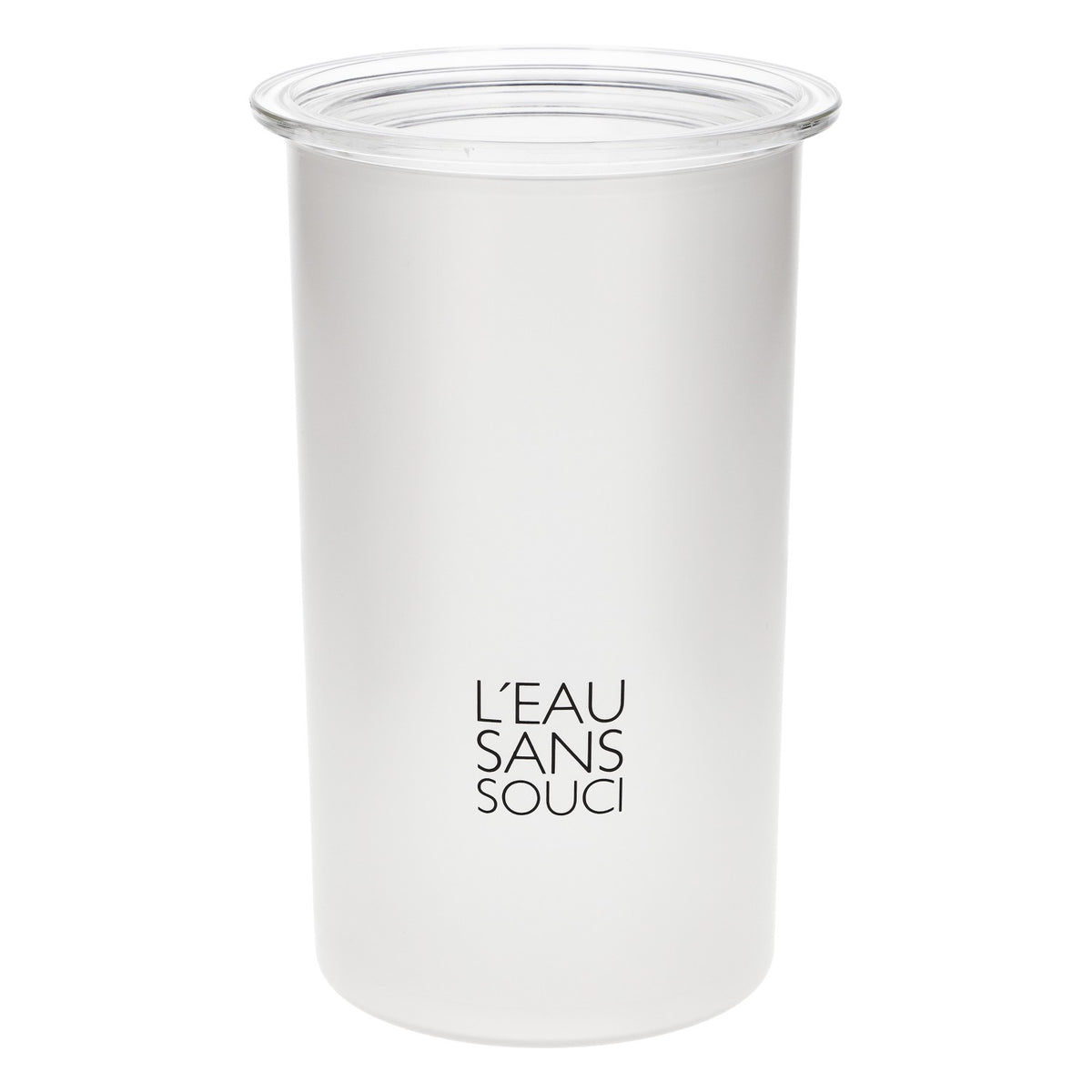 Refroidisseur d'eau « L'eau sans souci » 1,012 l, refroidisseur de bouteilles, logo noir, neuf, seau à glace